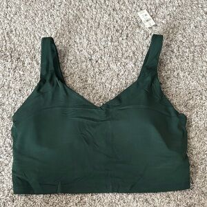 NWT Aerie Deep Green  sports bra